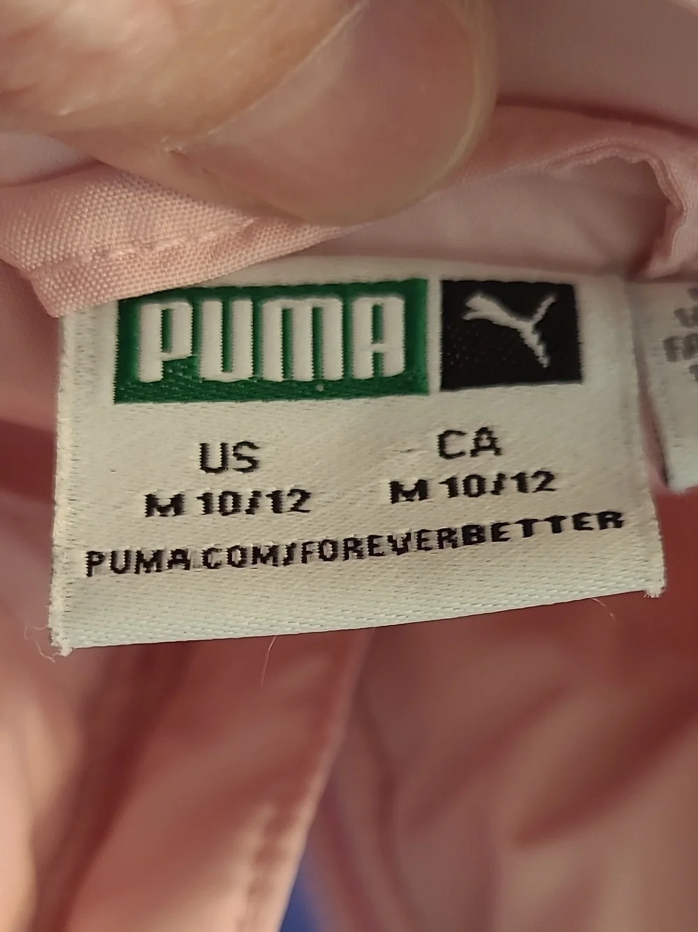 Puma Girls size Medium 10-12, Colorblock Puffer Vest - Pink, White & Blue